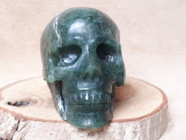 Groene aventurijn human skull