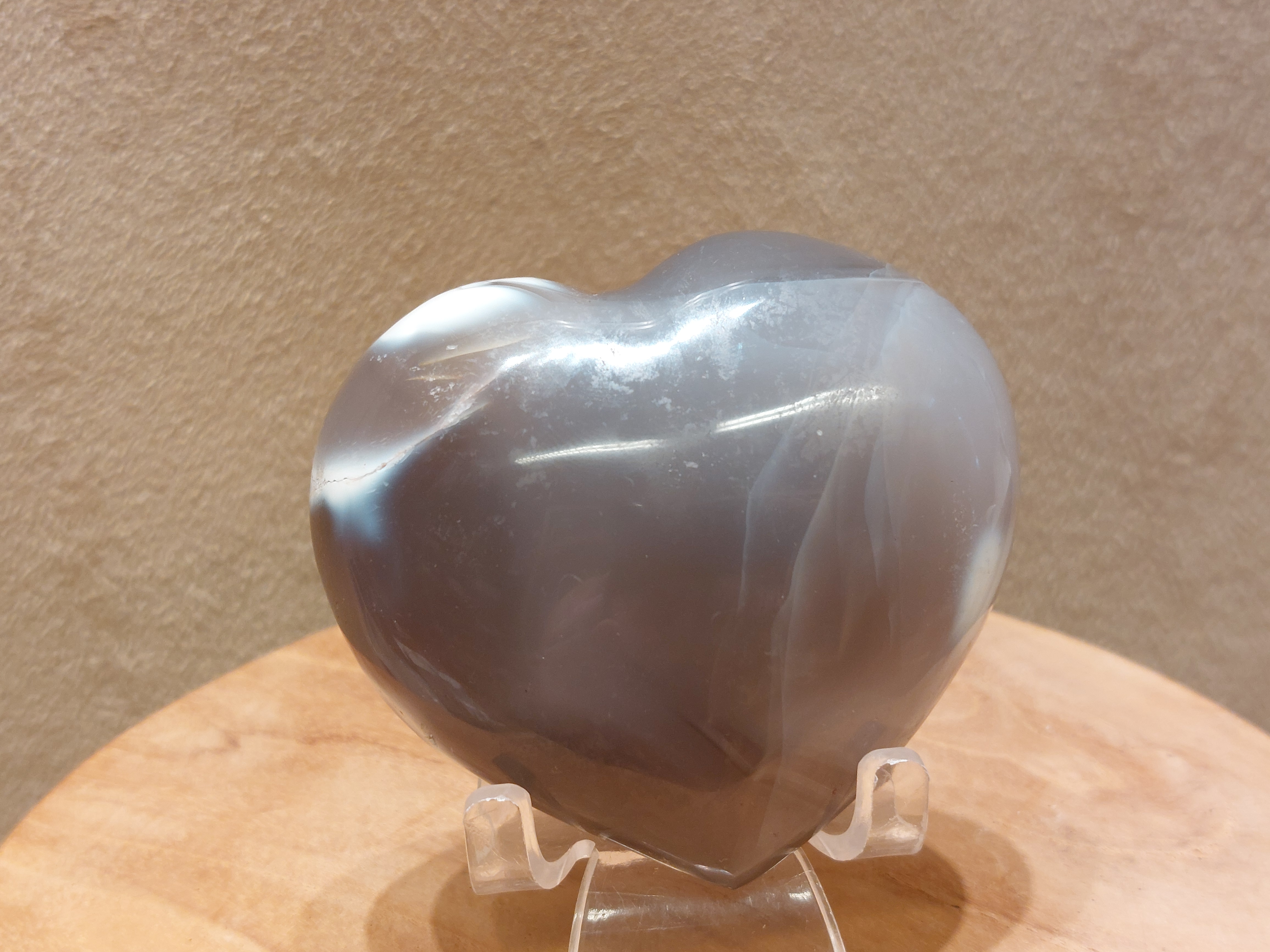 Pinguïn agaat hart