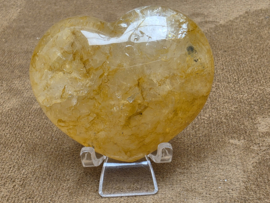 Golden healer of limoniet kwarts hart