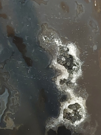 Agaat schijf natuurlijke kleur