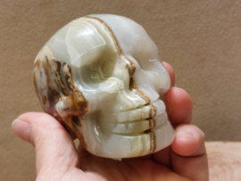 Onyx marmer human skull