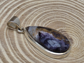 Tiffany stone hanger in zilver