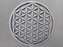 Grid plaat Flower of life 30 cm