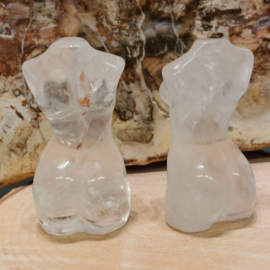 Bergkristal kleine vrouwen torso
