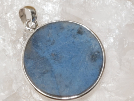 Dumortieriet hanger in zilver