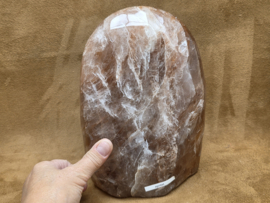 Agnitiet of hematoid kwarts sculptuur groot