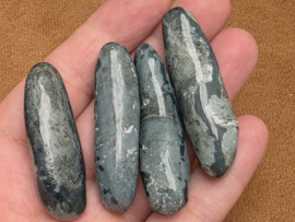 Blauwe jade knuffelsteen