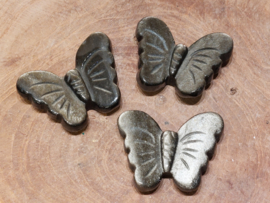 Goud obsidiaan vlinder