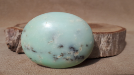 Chrysopraas handsteen