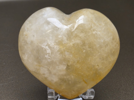 Golden healer of limoniet kwarts hart