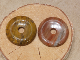 Versteend hout donut