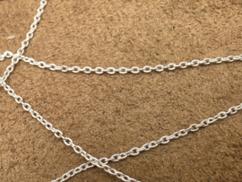 Zilveren ketting 90 cm