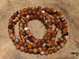 Sardonyx armband 6 mm