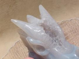 Agaat geode draak