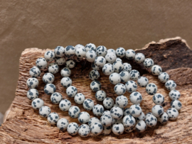 Dalmatiër jaspis kogel armband 8 mm mat