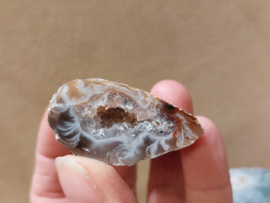 Agaat geode set/paartje