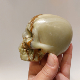 Onyx marmer human skull