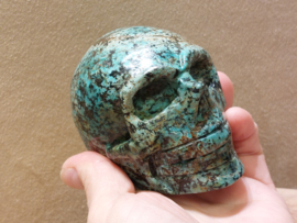 Turkoois human skull