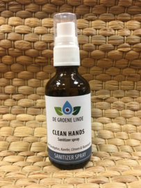 Clean hands spray