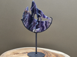 Fluoriet wolf op maan