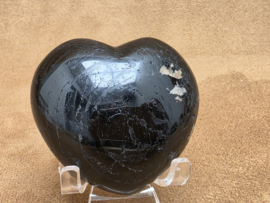 Zwarte toermalijn hart