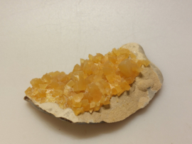 Oranje calciet cluster, Elk Creek, South Dakota, USA