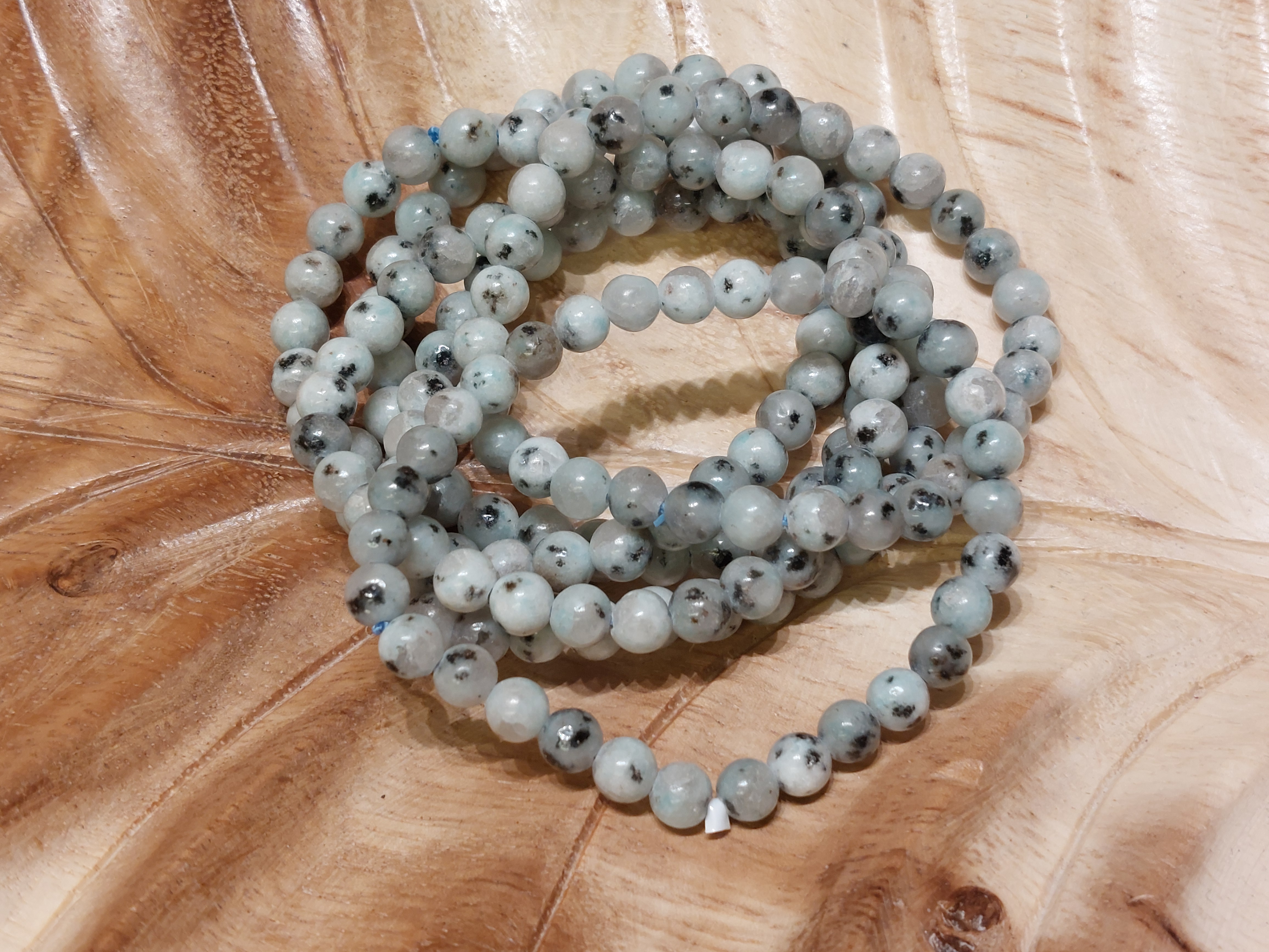 Kiwi jaspis armband 6 mm