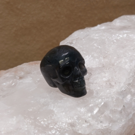 Labradoriet human skull