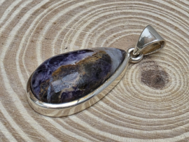 Tiffany stone hanger in zilver