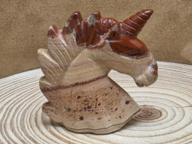 Breccis jaspis eenhoorn