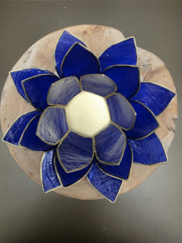 Lotus sfeerlicht violet met goudrand