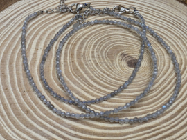 Labradoriet setje, armband met ketting