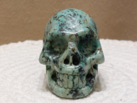 Turkoois human skull