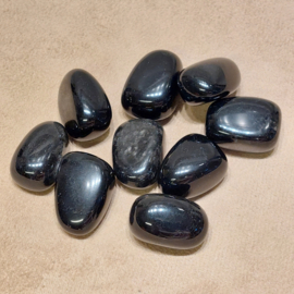 Zilver obsidiaan knuffelsteen