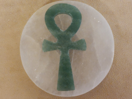 Groene aventurijn ankh