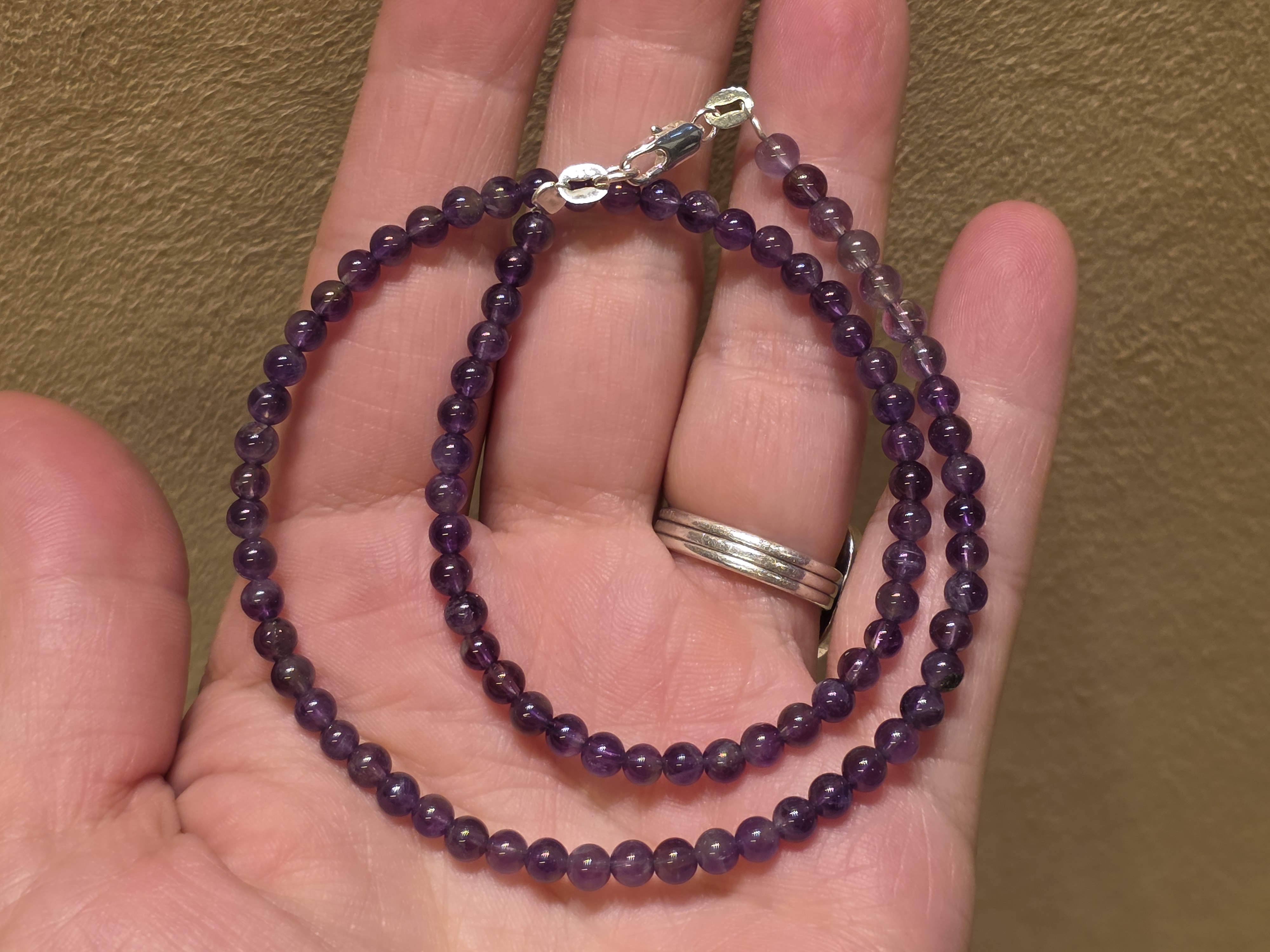 Amethist ketting
