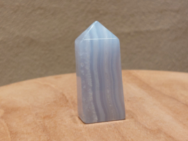 Chalcedoon of blue lace agaat punt