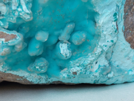 Chrysocolla druzy uit Congo ruw stuk