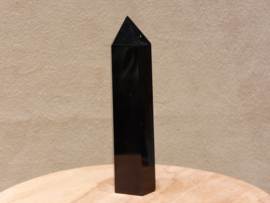 Zwarte obsidiaan punt