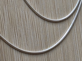 Zilveren ketting 42 cm
