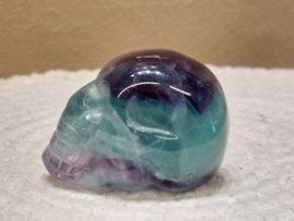 Fluoriet human skull