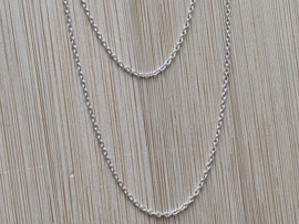 Zilveren ketting 65 cm