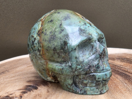 Turkoois human skull