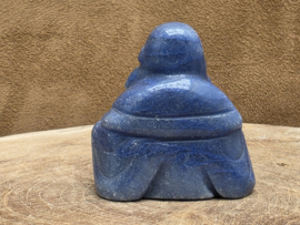 Blauwe kwarts boeddha