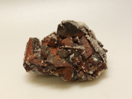 Snow calciet/calciet met aragoniet cluster uit Mexico