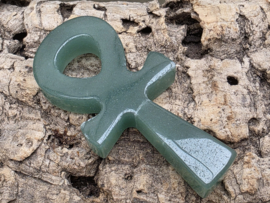 Groene aventurijn ankh