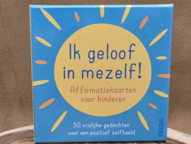Ik geloof in mezelf, affirmatiekaarten voor kinderen