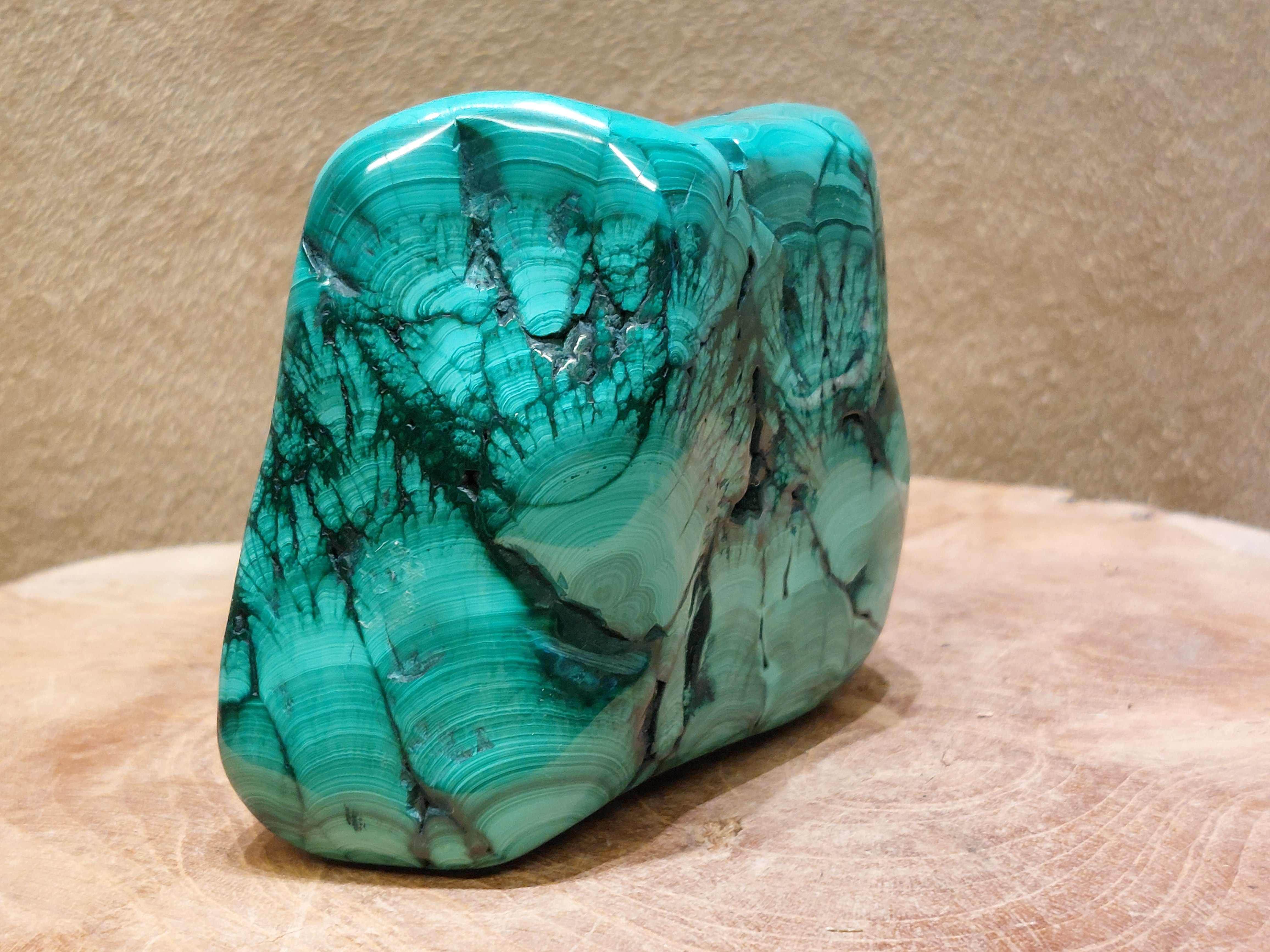 Malachiet sculptuur