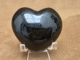 Zwarte toermalijn hart