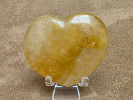 Golden healer of limoniet kwarts hart